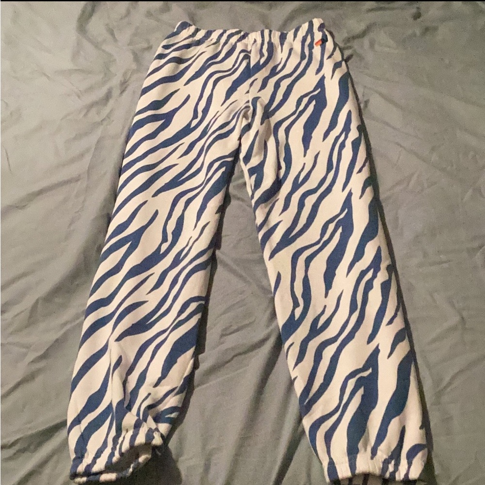 Aviator Nation blue tiger sweatpants